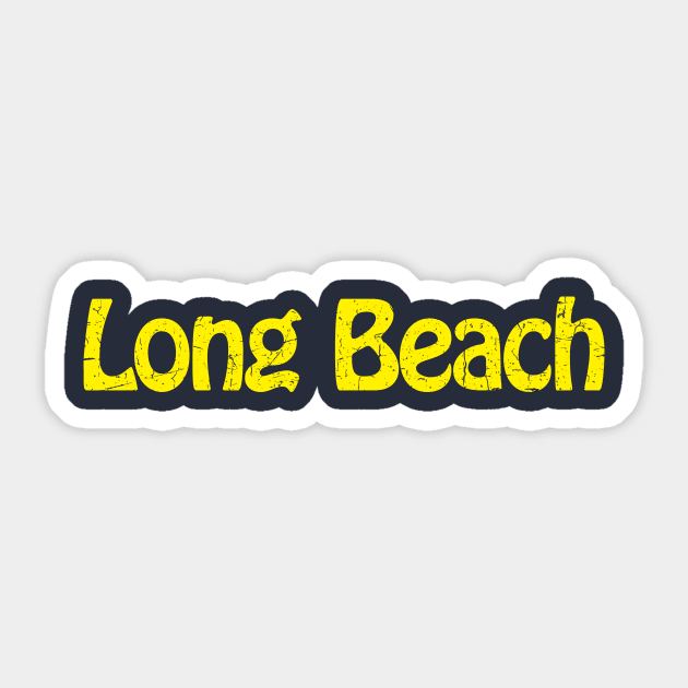 Long Beach Sticker by TheAllGoodCompany